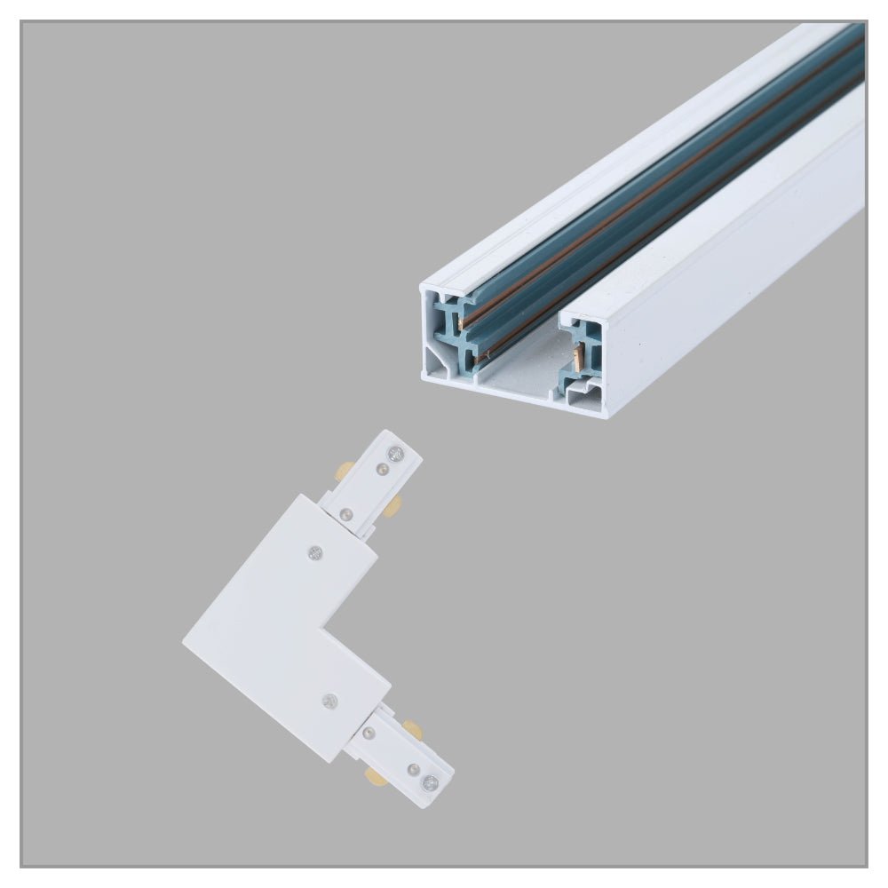 WHT L-CONNECTOR 3 LINE UK